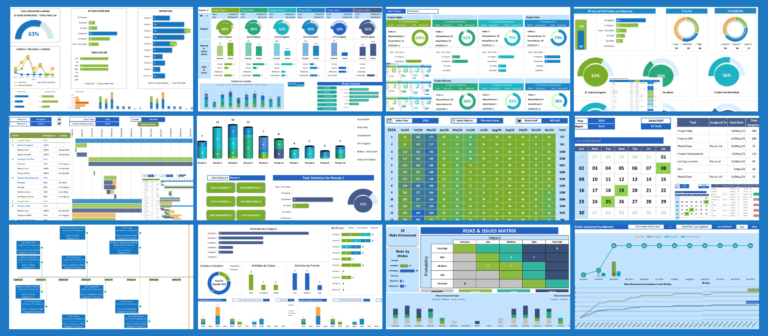 MULTIPLE PROJECT TRACKING, PLANNING & PORTFOLIO MANAGEMENT DASHBOARD ...