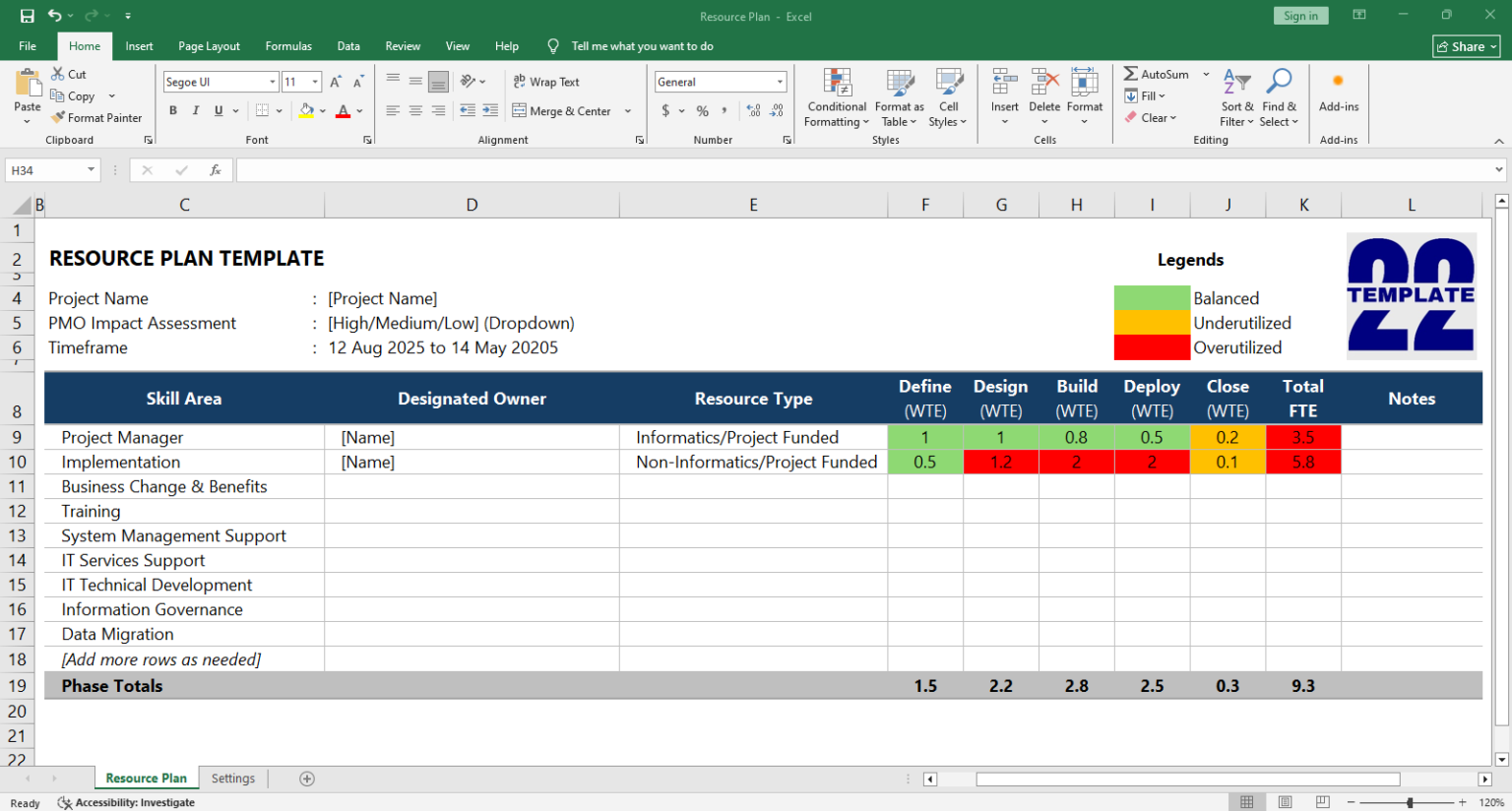 Project Management Templates & Documents TEMPLATE22