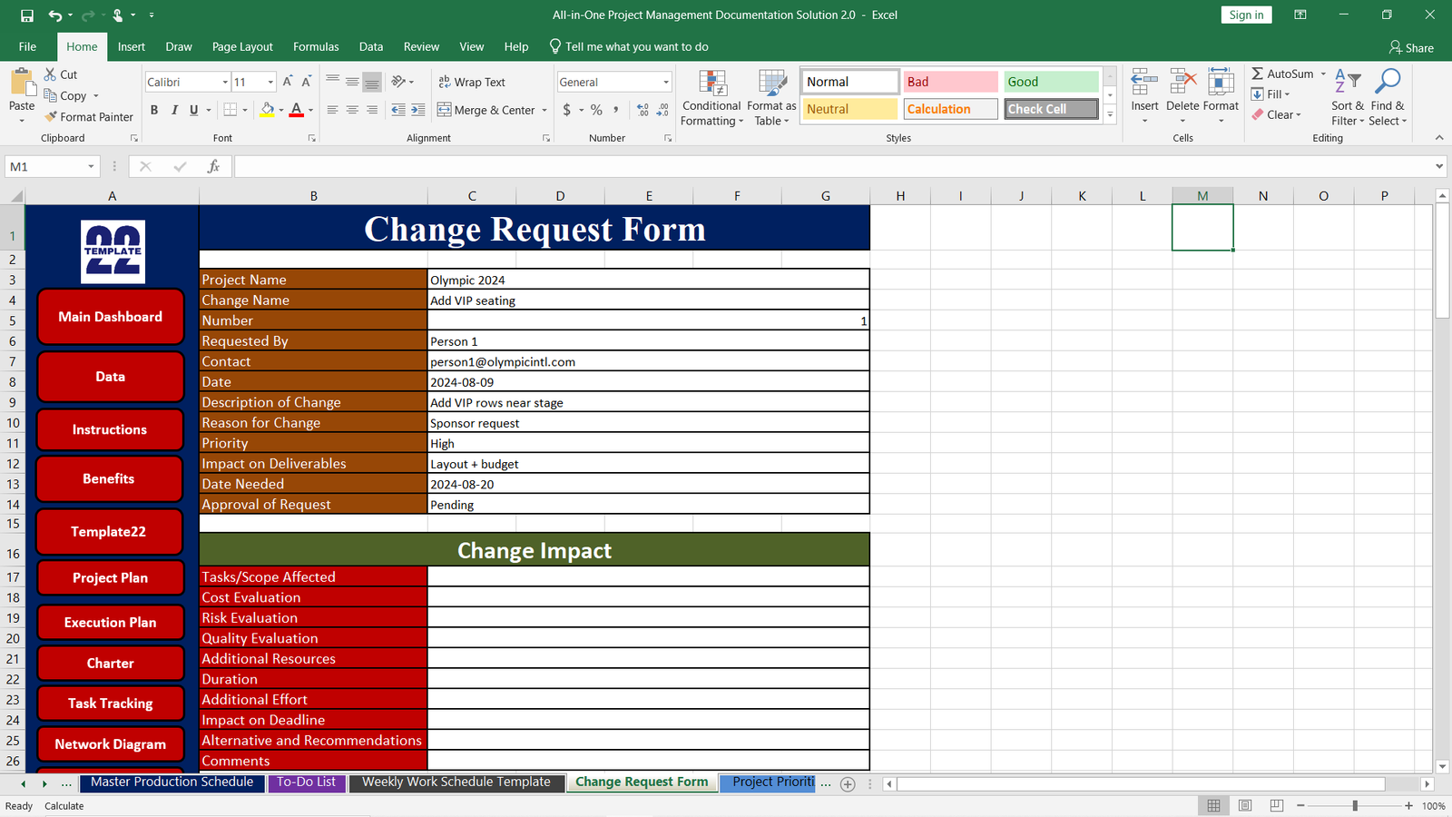 Change Request Form