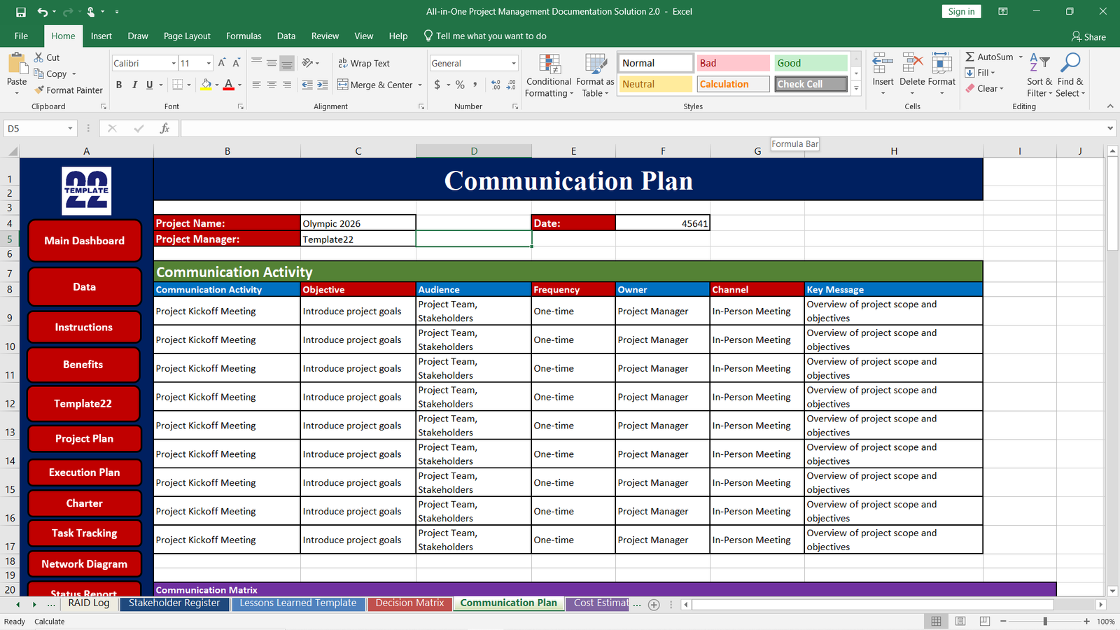 Communication Plan