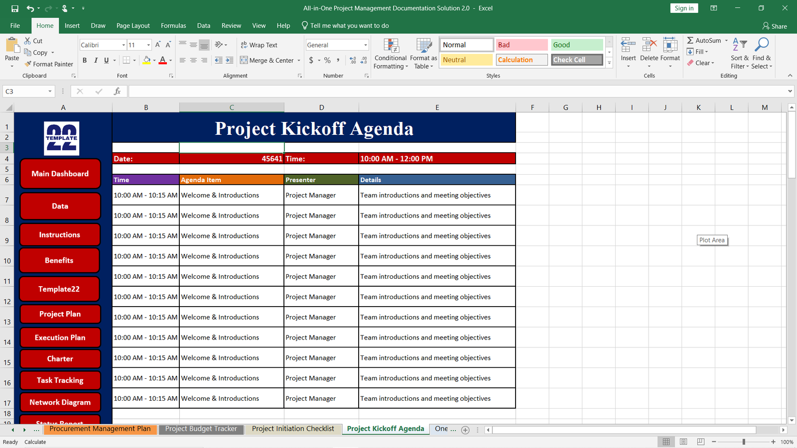 Project Kickoff Agenda