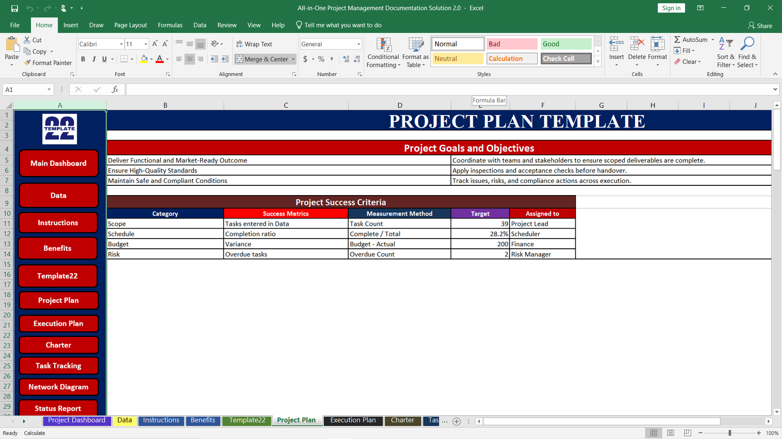 Project Plan Template