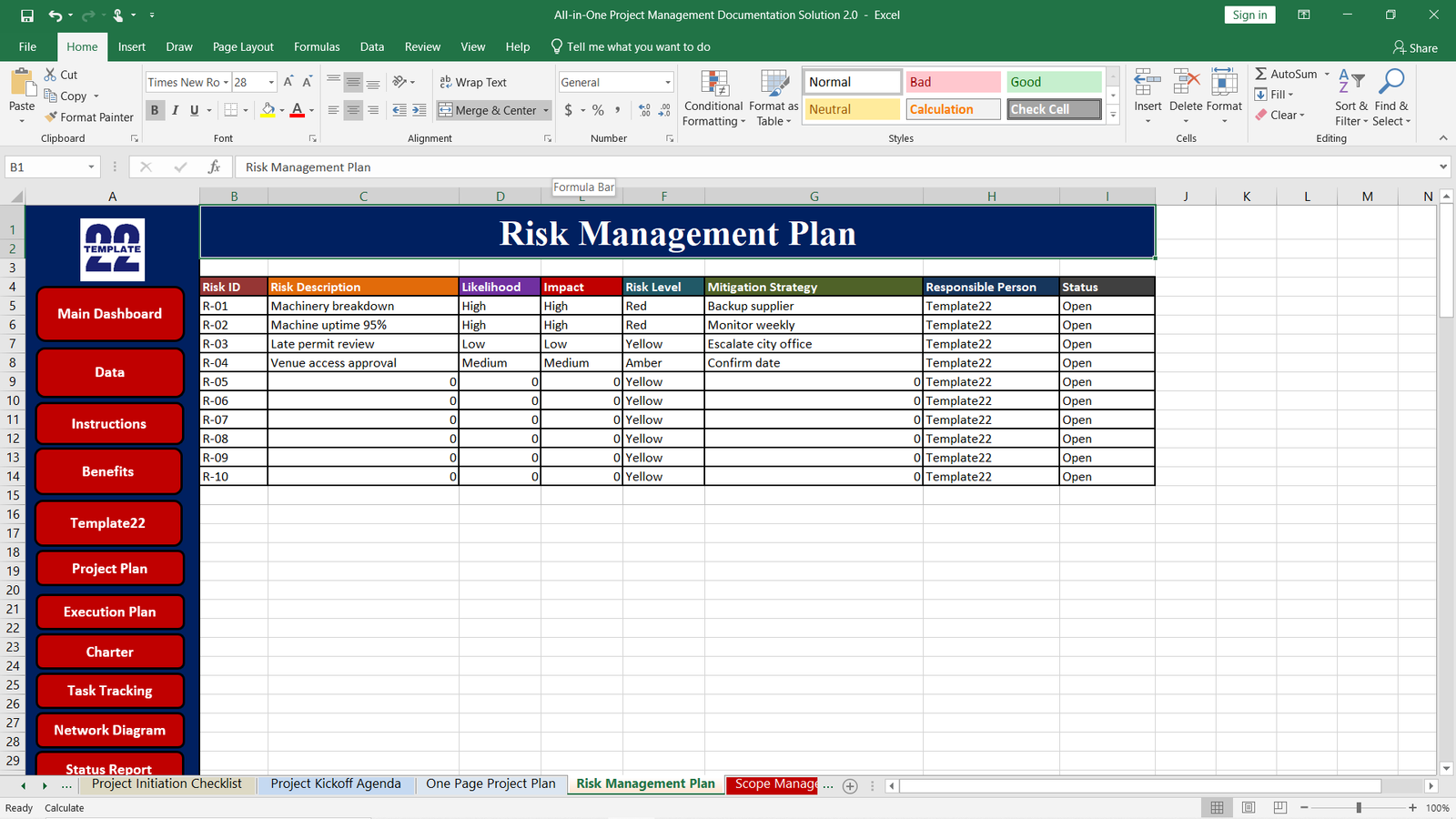 Risk Management Plan
