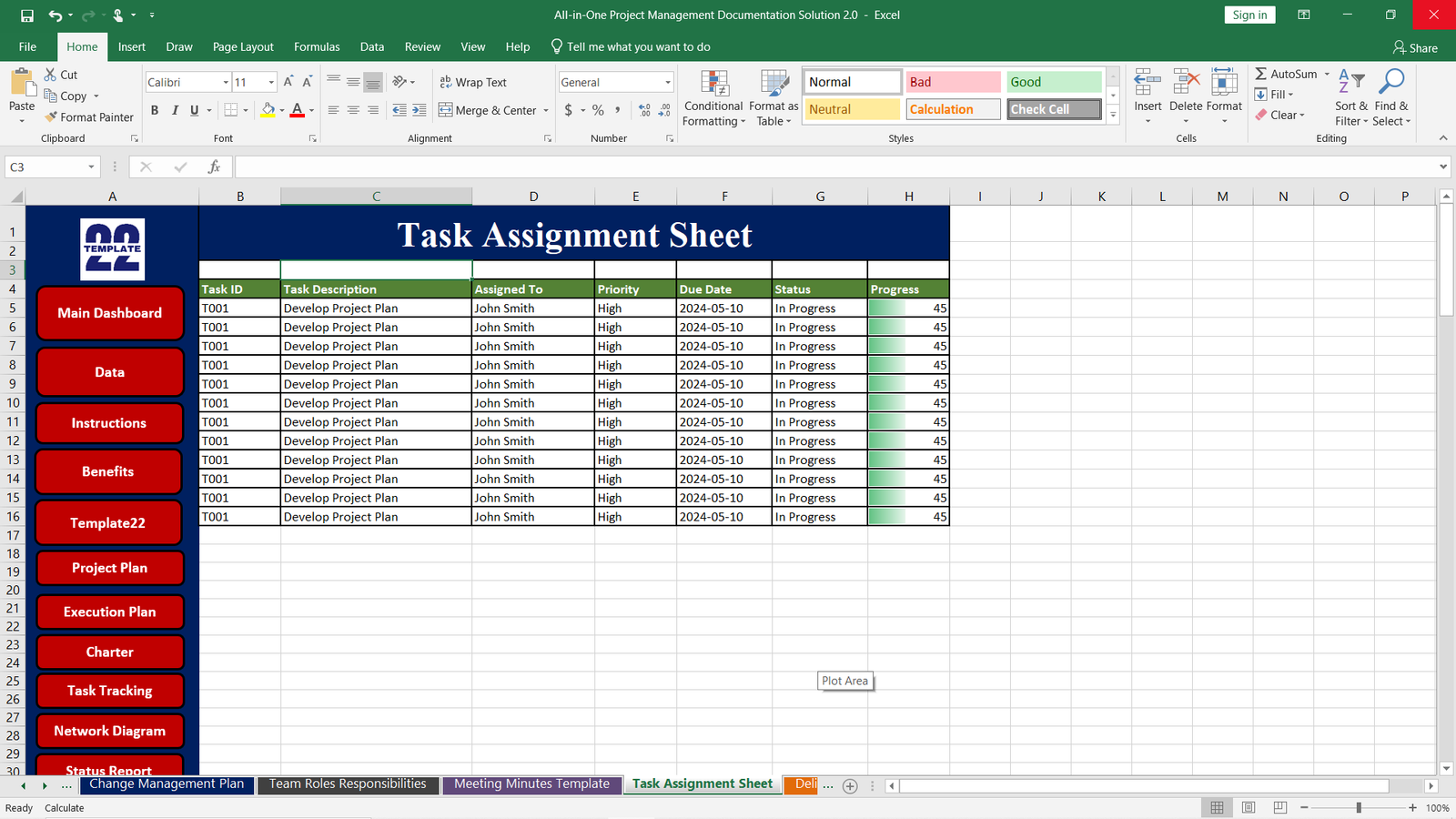 Task Assignment Sheet