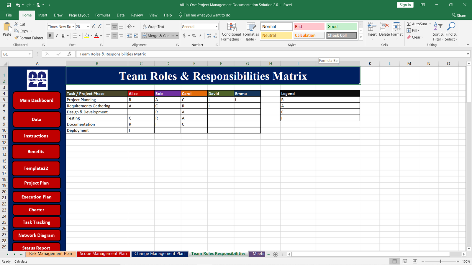 Team Roles Responsibilities