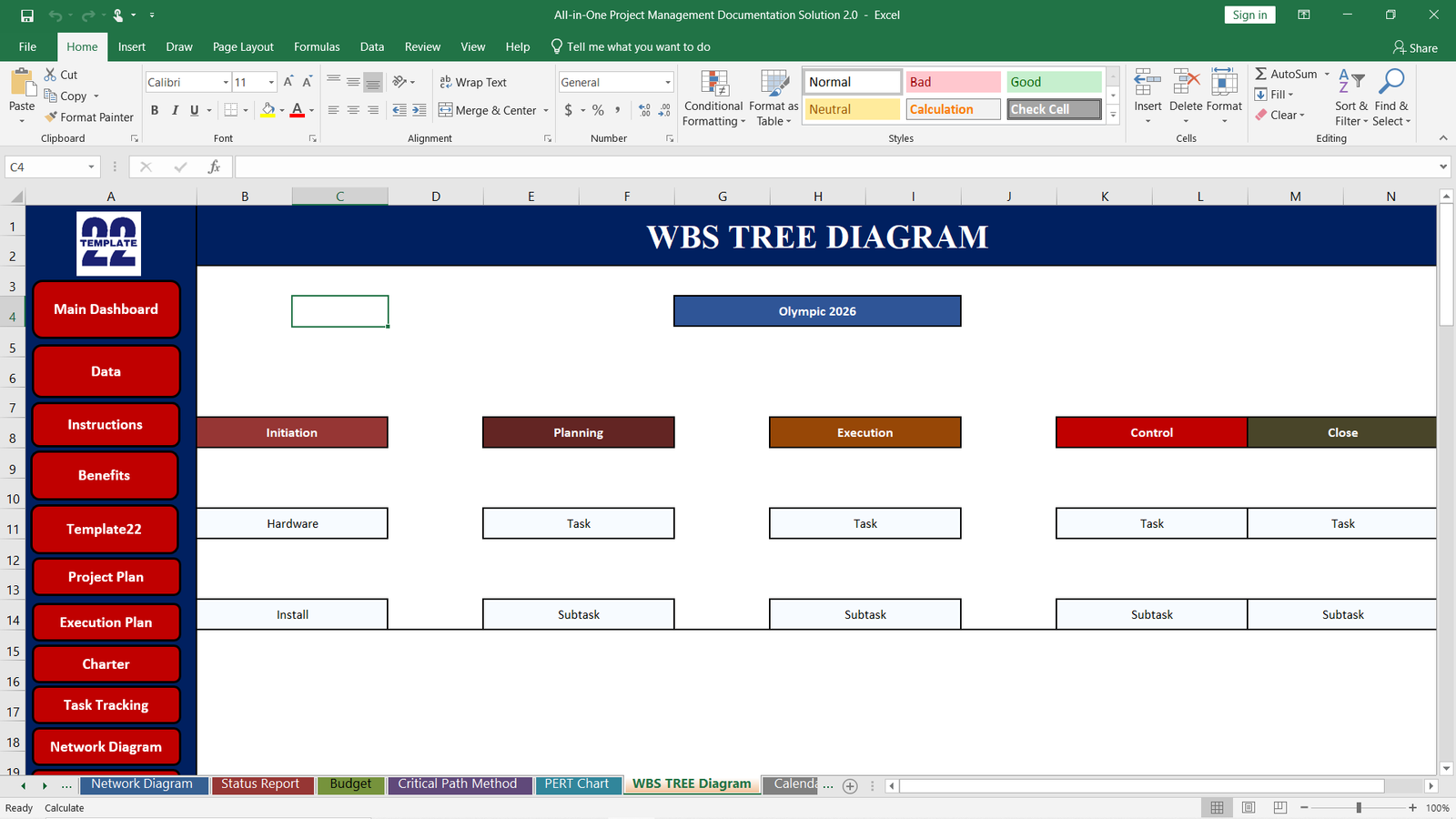 WBS TREE Diagram