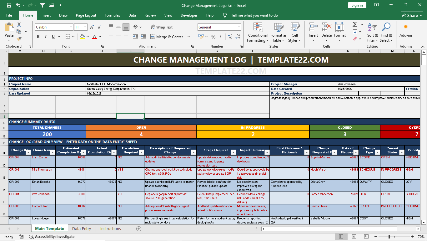 Change Control