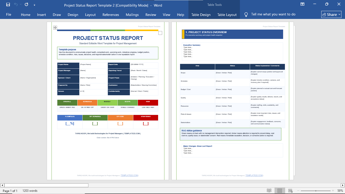 Reporting Project Management Examples 220 Project Management Documents - TEMPLATE22